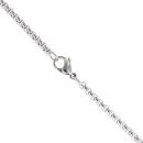 Unique & Co Stainless Steel and Black IP Plated Pendant and Chain 20"