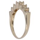 9ct Yellow Gold 1.00ct Princess Cut Diamond Half Eternity Ring