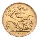1912 George V Large Head UK Half Sovereign Coin