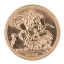 1979 Elizabeth II Decimal Portrait UK Full Sovereign Coin