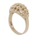 9ct Yellow Gold Five Row Keeper Ring