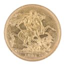 1891 Victoria Jubilee Head Australia Full Sovereign Coin