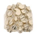 9ct Yellow Gold Nugget Ring
