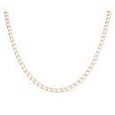 9ct Yellow Gold Square Curb Chain 18"