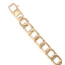9ct Yellow Gold Fancy Bracelet 8"