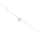 Silver Cubic Zirconia And Green Gemstone Cluster Pendant And 18" Chain by Icesia
