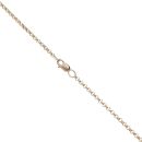 9ct Yellow Gold Blue Gemstone Celtic Cross Pendant and Chain 18"