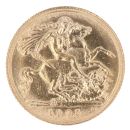 1905 Edward VII Large Head UK Half Sovereign Coin
