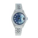 Rolex Custom Datejust Pre Owned Watch Ref 6917