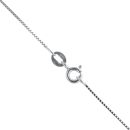 9ct White Gold Cubic Zirconia Floral Necklace 18"