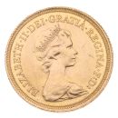 1974 Elizabeth II Decimal Portrait UK Full Soveriegn Coin