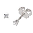 9ct White Gold 0.10ct Diamond Stud Earrings