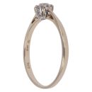 9ct Yellow Gold 0.15ct Diamond Cluster Ring