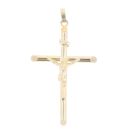 9ct Yellow Gold Crucifix Pendant