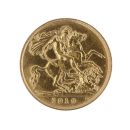 1910 Edward VII Large Head UK Half Sovereign Coin