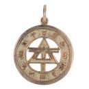 9ct Yellow Gold Ancient Order Of Druids Pendant