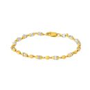 22ct Yellow Gold Bead Bracelet, 6inches