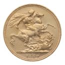 1890 Victoria Jubilee Head Australia Full Sovereign Coin