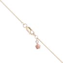 9ct Yellow And Rose Gold 0.06ct Diamond Queen Elizabeth Limited Edition Pendant And Chain 18"
