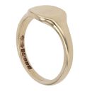 9ct Yellow Gold Plain Signet Ring