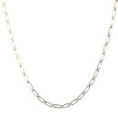 9ct Yellow Gold Open Rectangle Chain 20"
