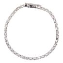 9ct White Gold 5.00ct Diamond Tennis Bracelet 7"