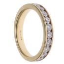 18ct Yellow Gold 1.00ct Brilliant Cut Diamond Eternity Ring