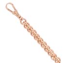 9ct Rose Gold Rollerball Bracelet 8"