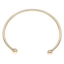 9ct Yellow Gold Plain Torque Bangle