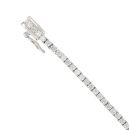 9ct White Gold 3.00ct Brilliant Cut Diamond Tennis Bracelet 7"