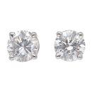 18ct Yellow Gold 0.70ct Brilliant Cut Diamond Stud Earrings