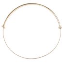 9ct Yellow Gold Patterned Expanding Bangle