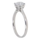 9ct White Gold 1.00ct Brilliant Cut Lab Grown Diamond Solitaire Ring