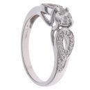 18ct White Gold 0.55ct Brilliant Cut Diamond Solitaire Ring