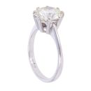 18ct White Gold 3.00ct Diamond Solitaire Ring