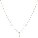 18ct Yellow Gold 0.15ct Diamond Pendant And Chain 16"