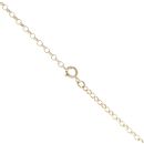 9ct Yellow Gold Cubic Zirconia A Pendant and Chain 18"