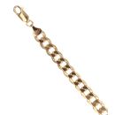 9ct Yellow Gold Curb Bracelet 8"