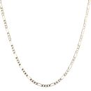 9ct Yellow Gold Small Links Figaro Chain 24"