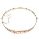 9ct Yellow and Rose Gold Clogau Patterned Tree Of Life Bangle