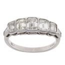 18ct White Gold 1.60ct Diamond Five Stone Ring