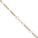 9ct Yellow Gold Figaro Chain 22"