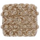 9ct Yellow Gold Five Row Keeper Ring