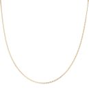 18ct Yellow Gold Curb Chain 22"