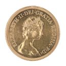1981 Elizabeth II Decimal Portrait UK Full Sovereign Coin