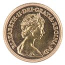 1982 Elizabeth II Decimal Portrait UK Half Sovereign Coin