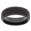 Unique & Co Tungsten Carbide Black 7mm Wedding Ring