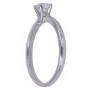 9ct White Gold 0.25ct Brilliant Cut Lab Grown Diamond Solitaire Ring