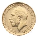 1914 George V Large Head UK Full Sovereign Coin
