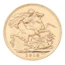 1913 George V Large head UK Full Sovereign Coin